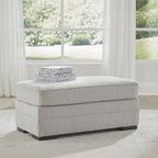 Eastonbridge Upholstered Rectangular Ottoman Light Gray-1
