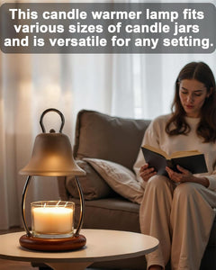 Industrial Black Stainless Candle Warmer Lamp Timer