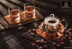 Thermo Glass Teapot 20 Fl Oz | High temperature and shock resistant-2