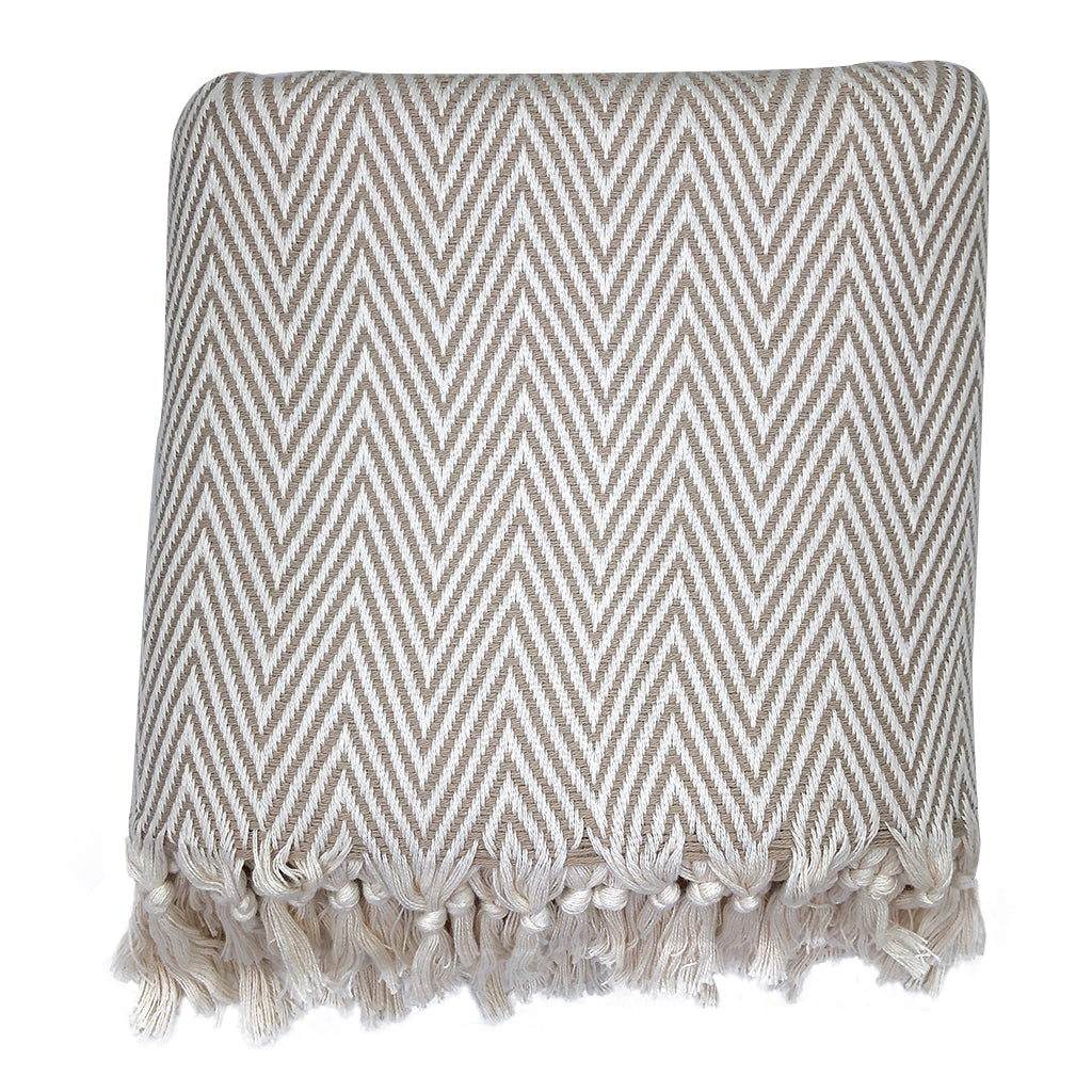 Chunky Chevron Turkish Throw-0