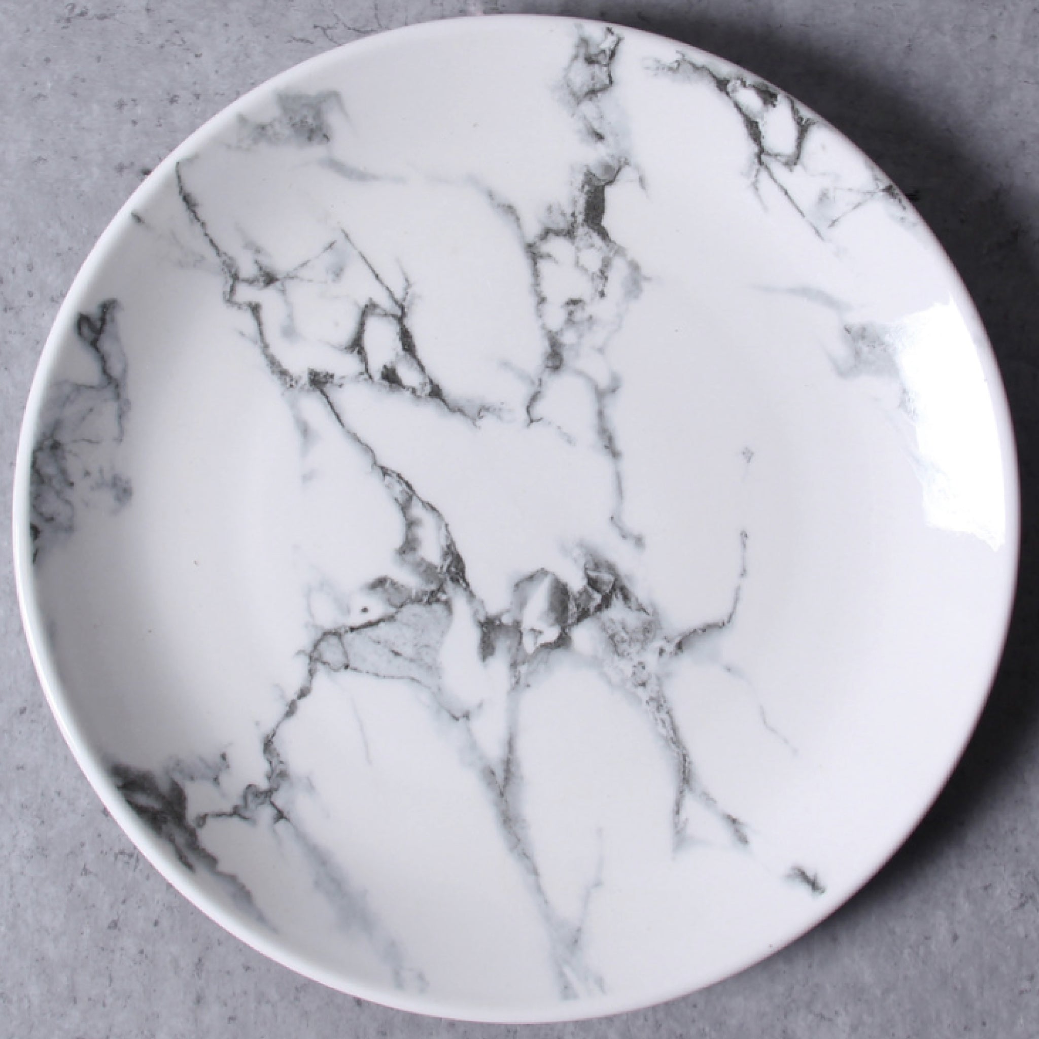 Marble Round Plate 10"-0
