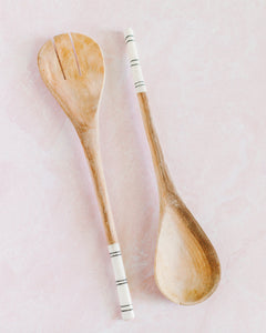 Striped Salad Servers-1