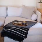 Chunky Black Cuzco Alpaca Throw-3