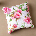 DaDa Bedding Romantic Roses Spring Floral Pink Euro Pillow Sham Cover, 26" x 26" (JHW879)-0