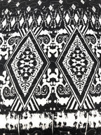 DaDa Bedding Aztec Black & White Diamonds Throw Pillow Covers - 18" x 18" 2-Pack (C14800-1-CC)-2