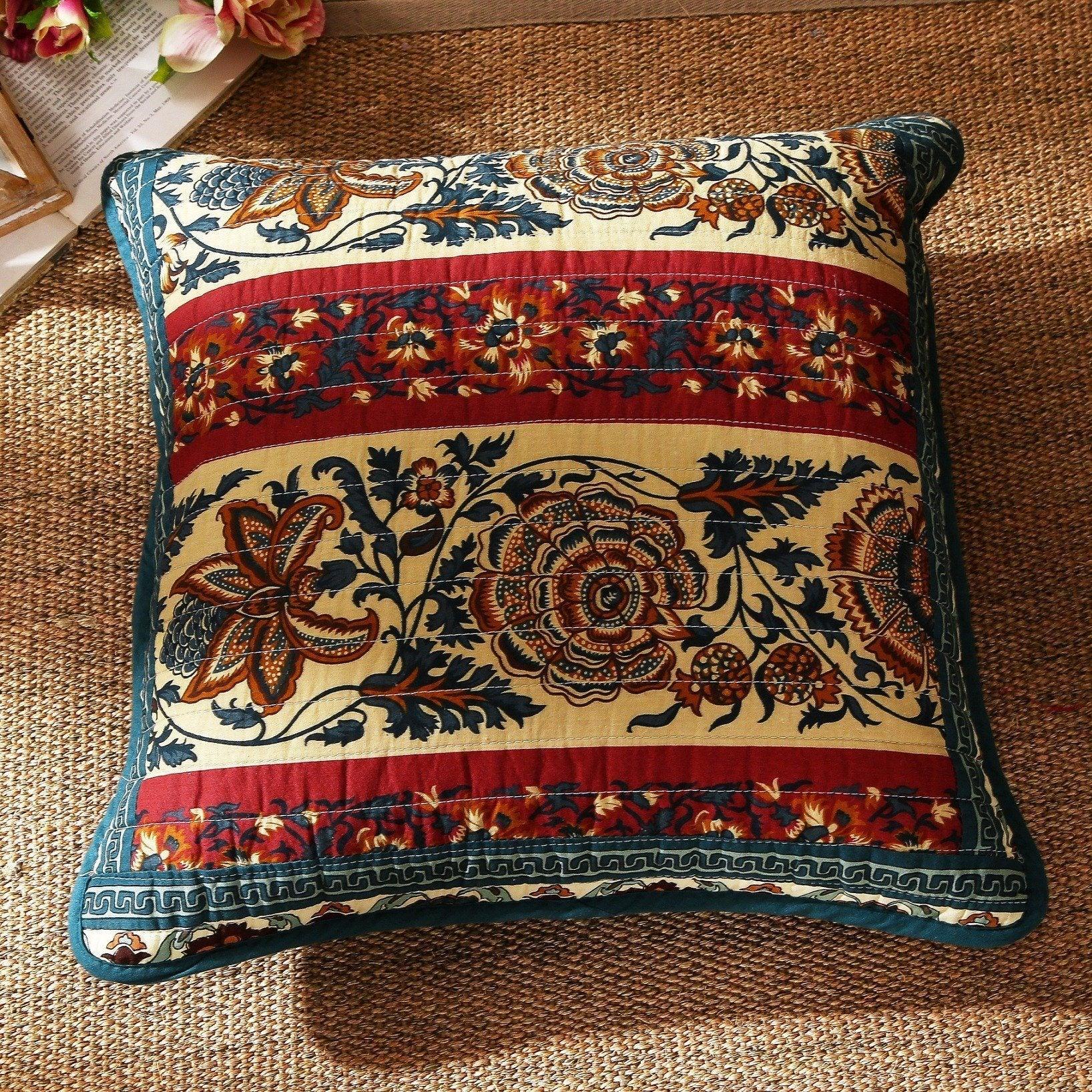 DaDa Bedding Set of Two Dark Elegance Bohemian Cushion Covers - 2 PCS - 18" (JHW-550)-0