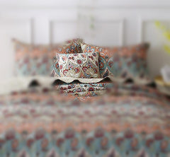DaDa Bedding Set of Two Garden Party Bohemian Throw Pillow Covers (LH1403)-1