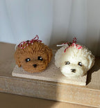 Cute Puppy Head Soy Wax Candle-2
