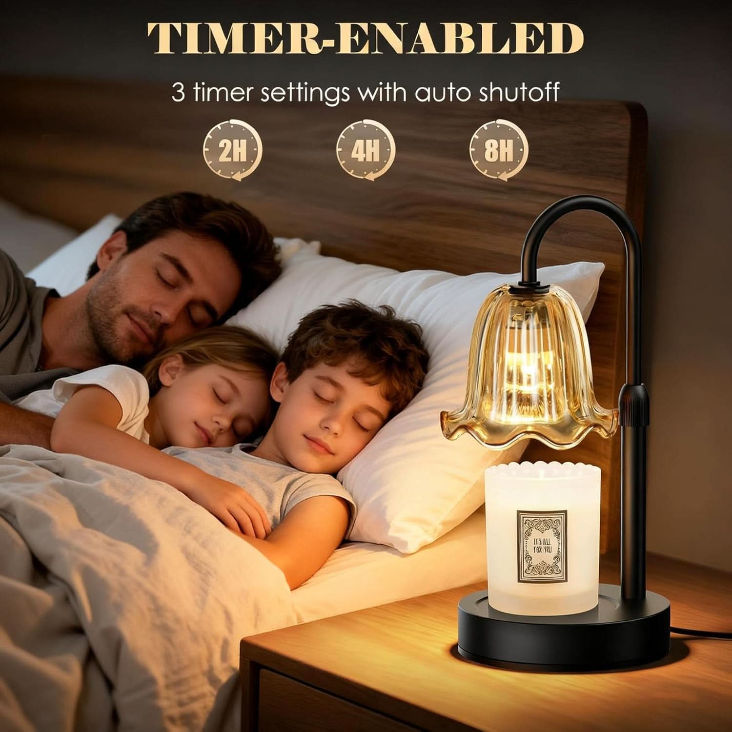 Candle Warmer Lamp With Timer Dimmer Decorations