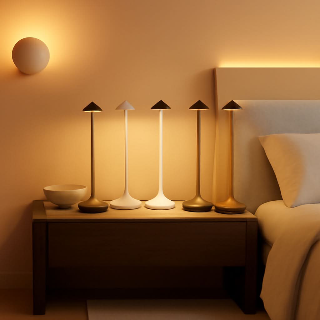 Pina Pro Cordless LED Table Lamp Dark Grey Indoor Outdoor-0