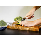 EcoCut 10 Piece Kitchen Knife Set With Blade Guards, Grey-4
