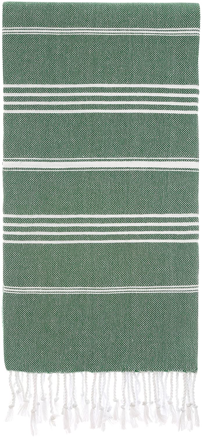 Monaco Turkish Cotton Hand Towel – Lightweight Quick Dry Bathroom, Kitchen & Travel Towel, Luxury Organic Turkish Towel
