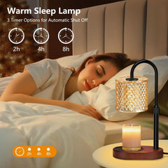 Electric Candle Warmer With Adjustable Height Timer
