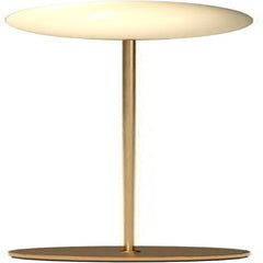 Brass Gold LED Floorstanding Luminaire Frosted Globe-3