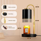 Candle Warmer Lamp With Programmable Timer Dimming