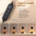 Candle Warmer Lamp With Programmable Timer Dimming