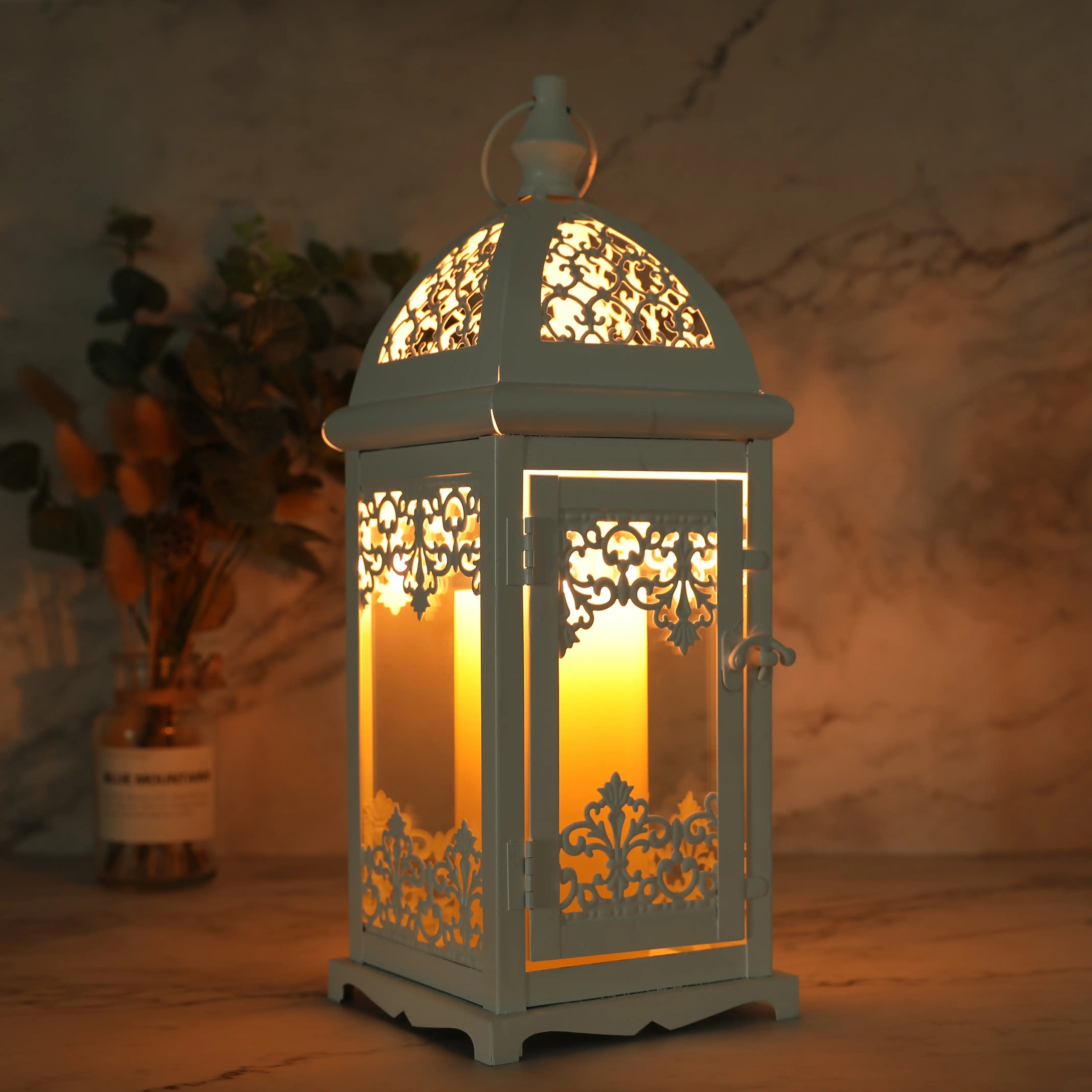 15" High Decorative Candle Lantern-2