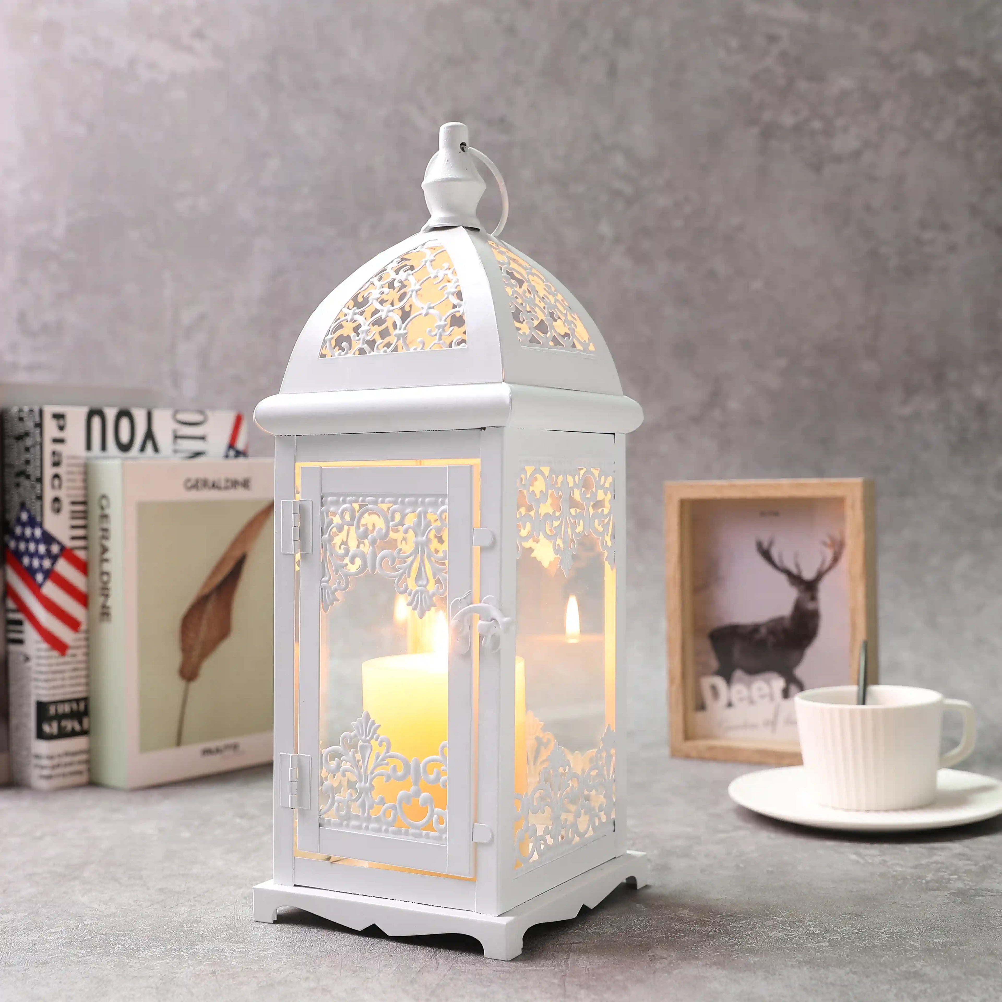 15" High Decorative Candle Lantern-3