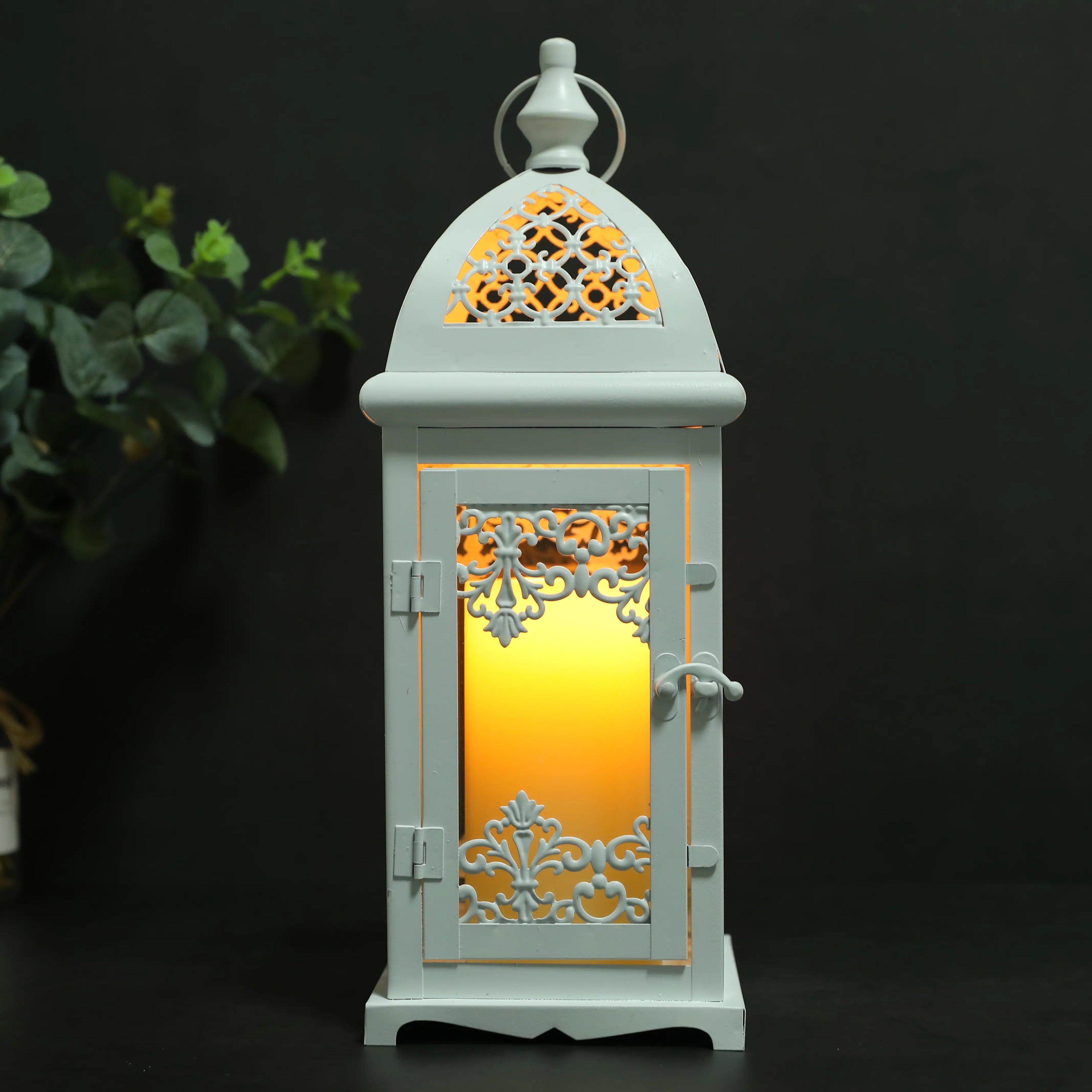 15" High Decorative Candle Lantern-4