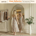 Full Length Mirror Seventy One Inches By Thirty Two Inches Gold Diamond Frame-3