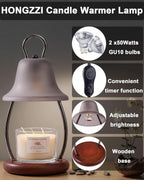 Industrial Black Stainless Candle Warmer Lamp Timer