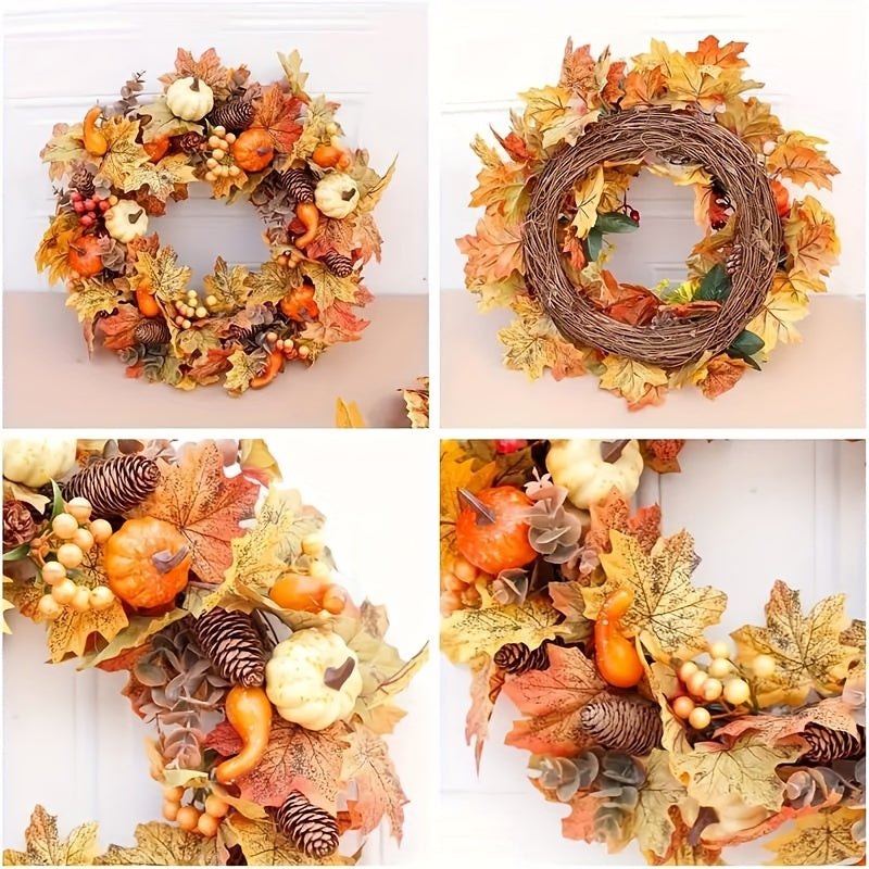 Halloween Harvest Wreath Decor-2