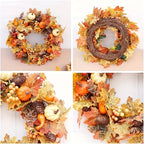NNETM Halloween Harvest Wreath Decor-2