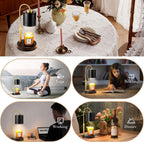Candle Warmer Lamp With Programmable Timer Dimming