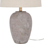 Greyish Brown Weathered Farmhouse Table Lamp 23 Inch-4