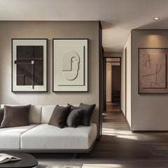 Premium Framed 3D Textured Wall Art 24x36 Inches Wide-1