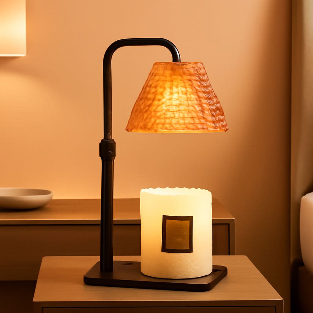 Candle Warmer Lamp Featuring Integrated Timer Dimmer