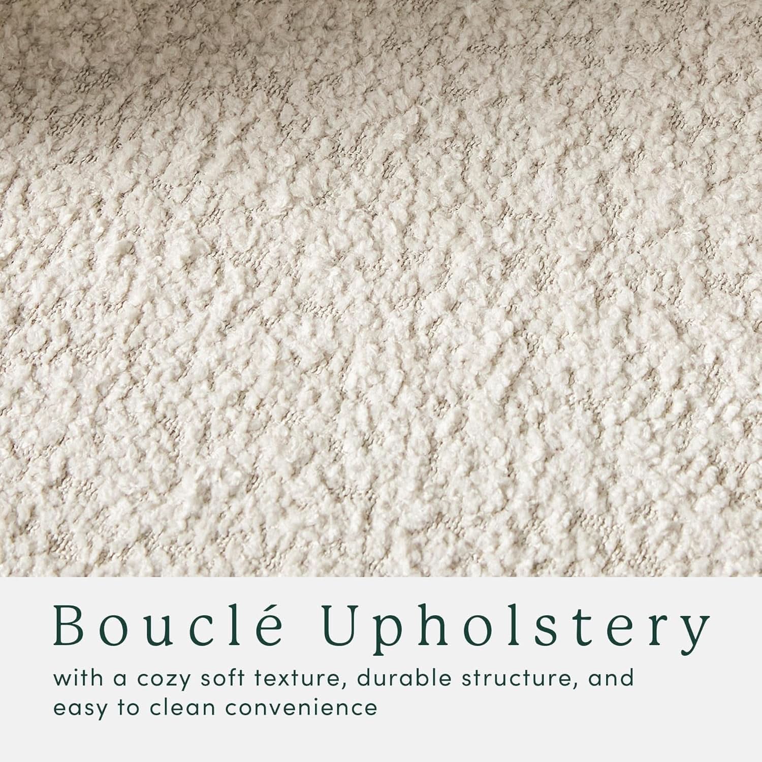 Contemporary Large Ivory Storage Ottoman With Legs-3
