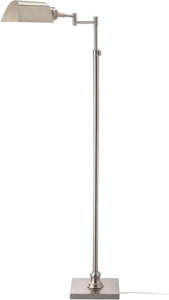Arcadia Brushed Nickel Floor Lamp Dimmable Adjustable-0