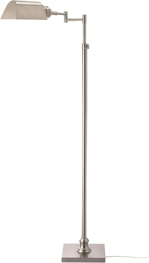 Arcadia Brushed Nickel Floor Lamp Dimmable Adjustable-0