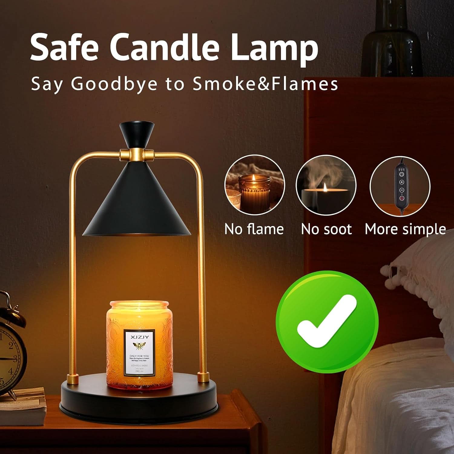 Candle Warmer Lamp With Enhanced Programmable Timer