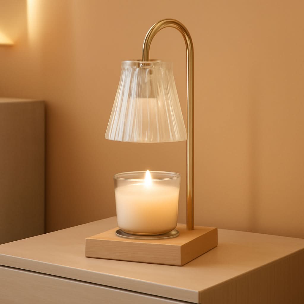 Candle Warmer With Programmable Dimmer Clear Glass