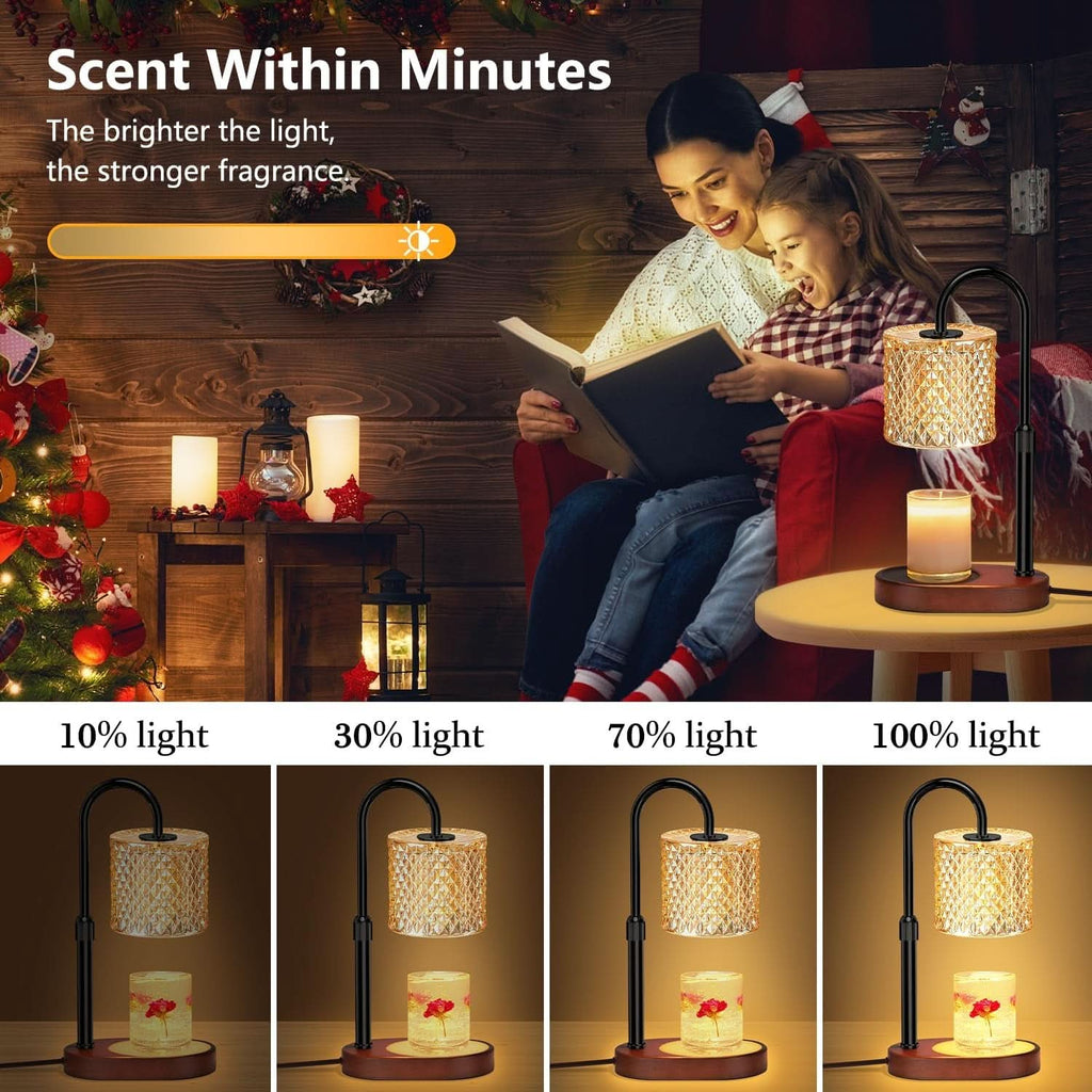 Electric Candle Warmer With Adjustable Height Timer
