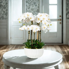 Faux Orchid Centerpiece Arrangement - 24"-1