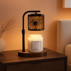 Dragonfly Copper Candle Warmer Lampshade With Timer