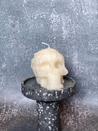 Floral Skull Candle | Gothic Soy Wax-3