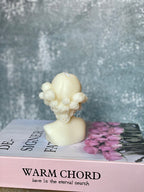 Flower Girl & Blindfolded Lady Candles - Stunning Blindfolded Flower Girl Candle-4