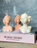 Flower Girl & Blindfolded Lady Candles - Stunning Blindfolded Flower Girl Candle-1