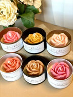 Flower in a Jar Candle – Handcrafted Soy Wax Scented Candle Gift-0