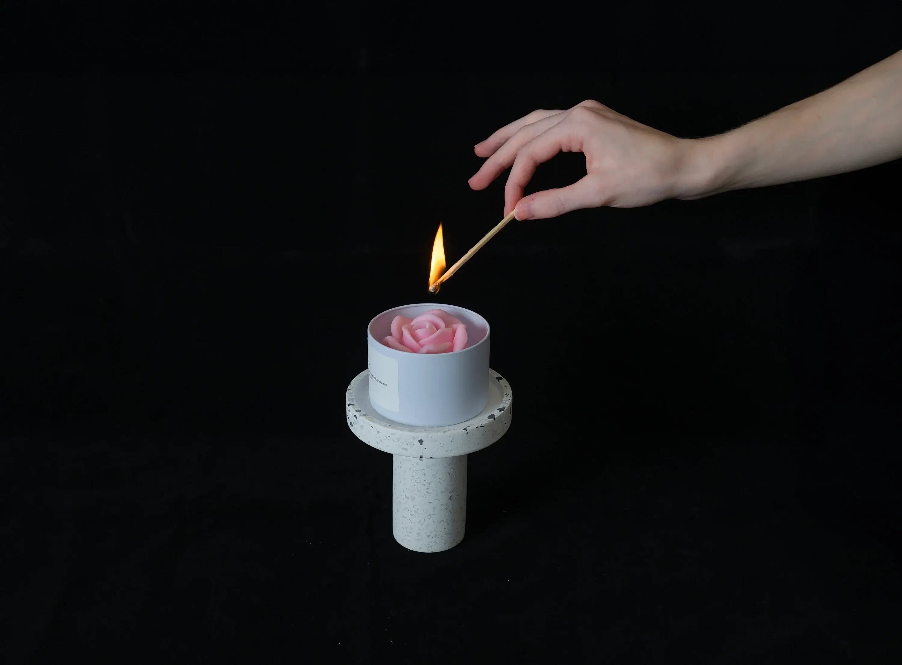 Flower in a Jar Candle – Handcrafted Soy Wax Scented Candle Gift-1