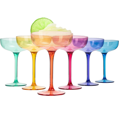 European Style Crystal, Stemmed Wine Glasses | Set of 6 | 15oz-9