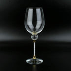 Rhinestone DIAMOND Studded Wine Glasses 16 Ounces Set