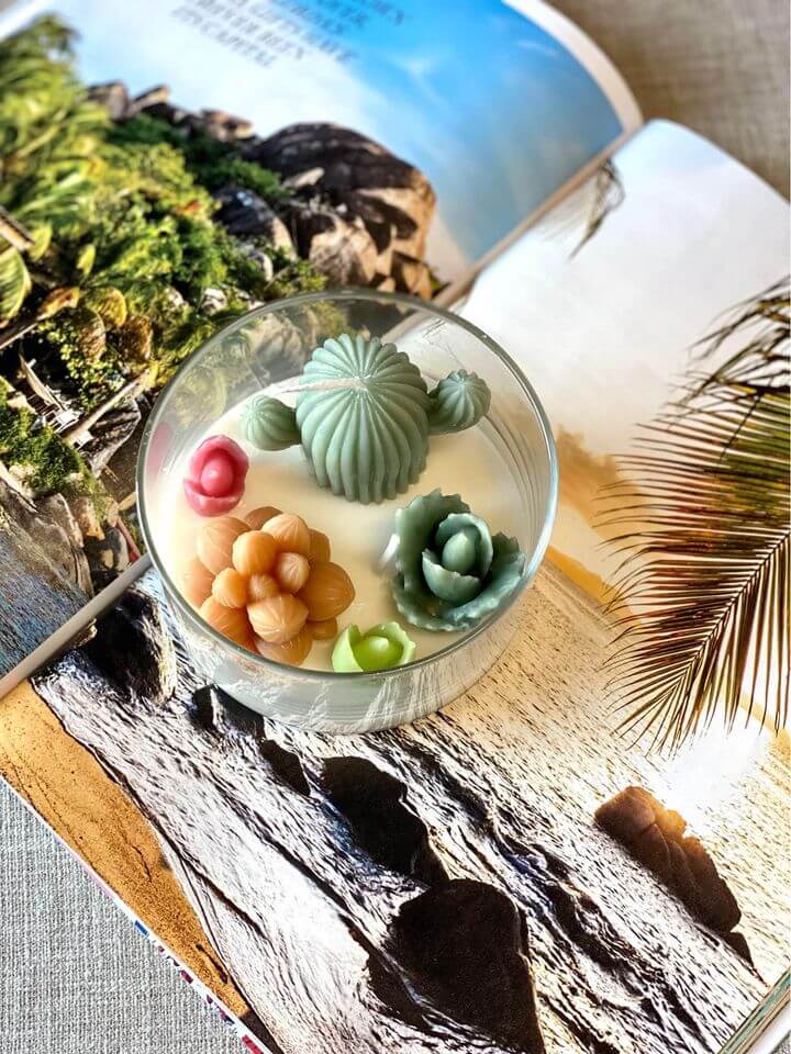 Garden Terrarium Candle – A Touch of Nature’s Serenity-2