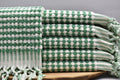 BUBBLE GREEN TERRY HAND TOWEL-0