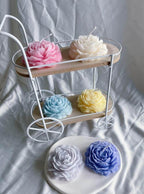 Peony Scented Candle — The Essence of Elegant Luxury-4
