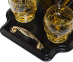 Ice Hockey Whiskey Decanter Set With 4 Helmet Whiskey Glasses-3